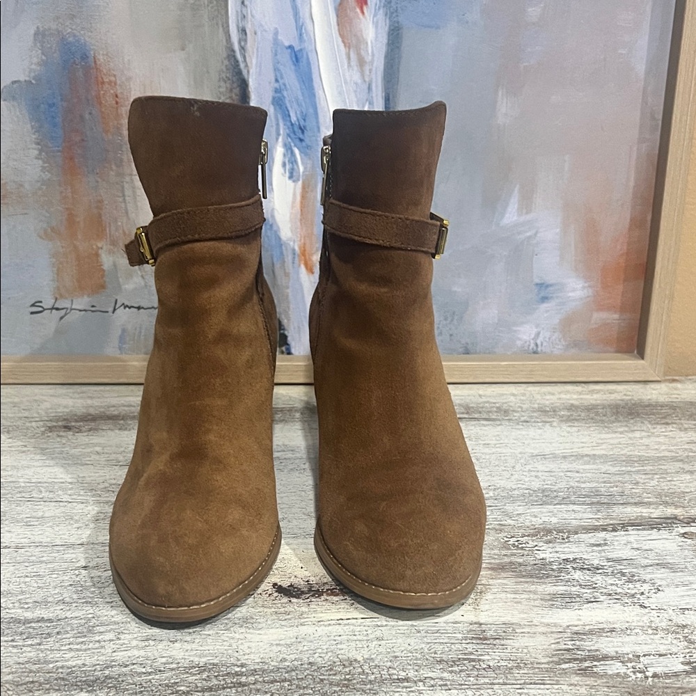 Lauren Ralph Lauren Brown Suede Ankle Boots